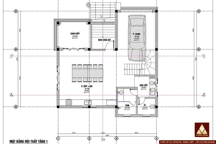 nhà mái nhật tân cổ điển 3 tầng sang trọng